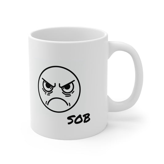 Be Kind Mug (Funny) for right Handed drinkers Ceramic Mug 11oz