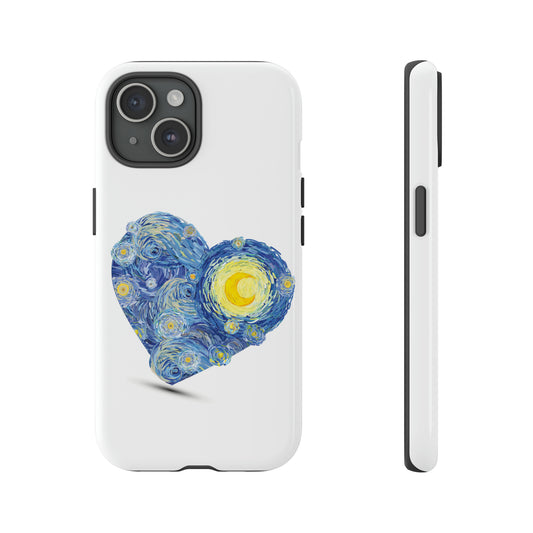 Starry Night Heart in the Style of Van Gogh Tough Cases