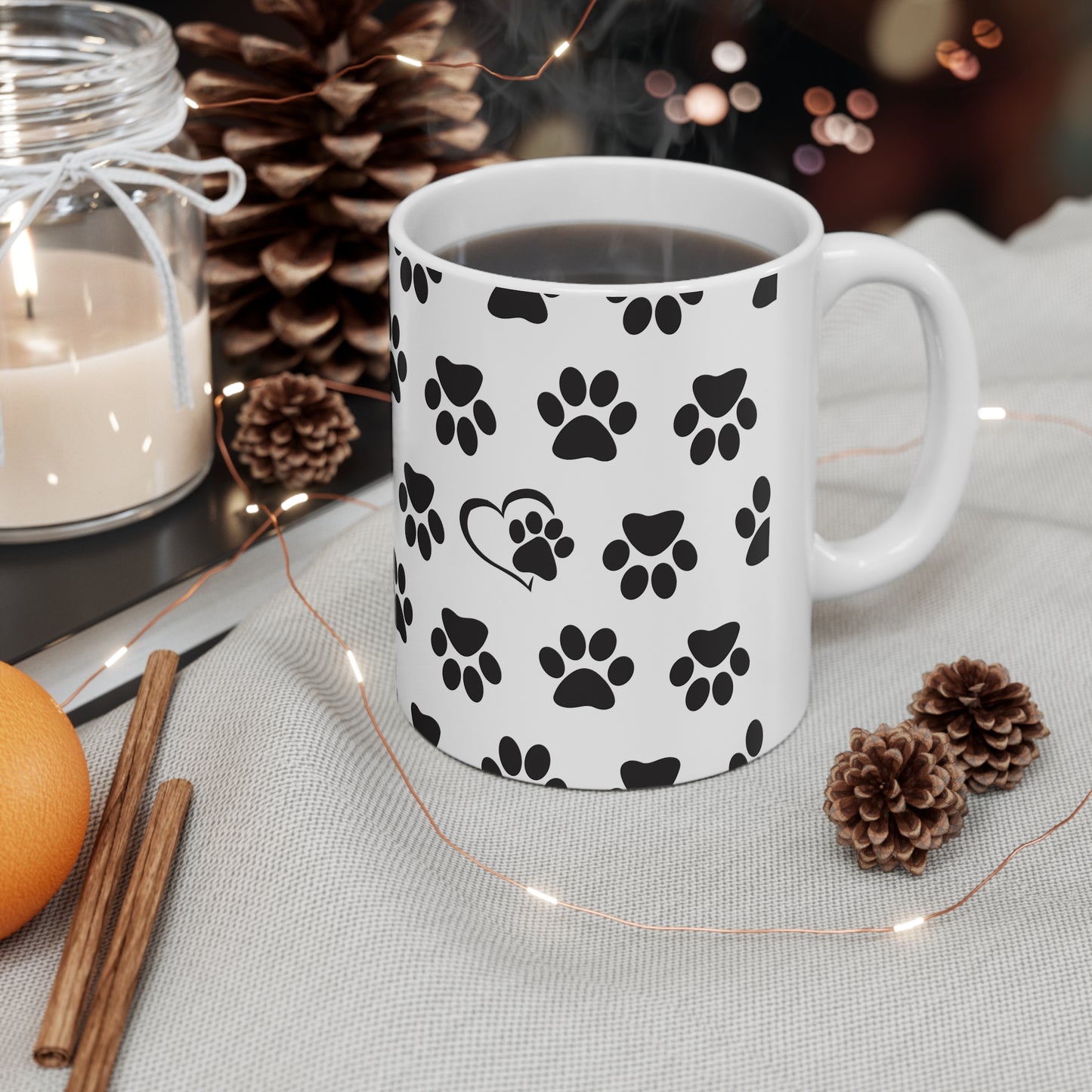 Dog Paw Ceramic Mug 11oz