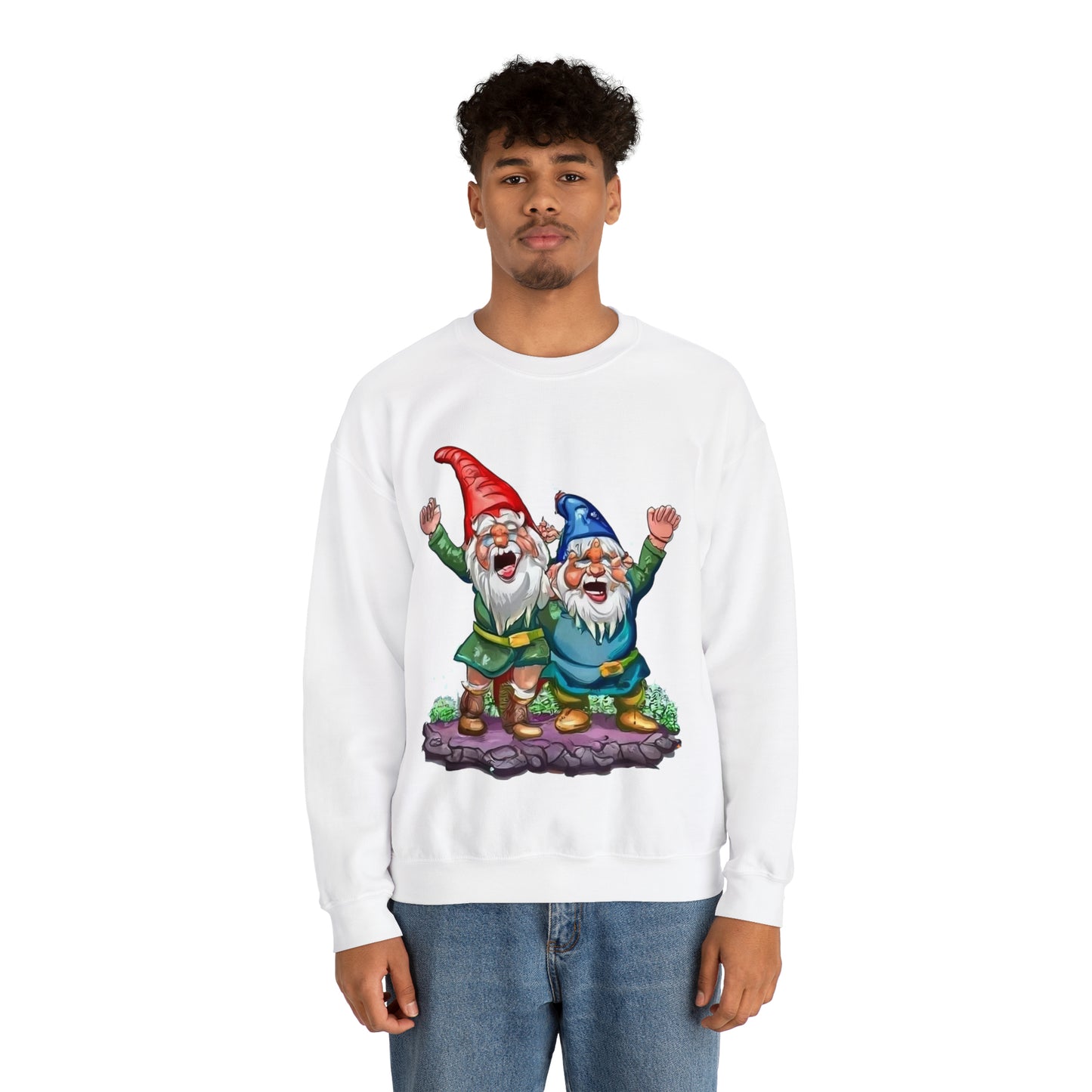 Christmas Gnome Unisex Heavy Blend™ Crewneck Sweatshirt