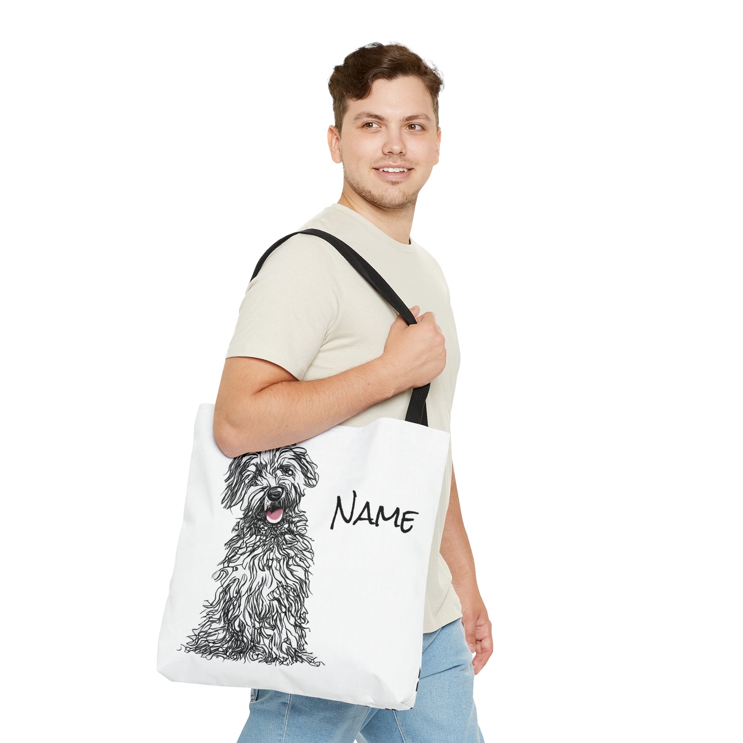 Whoodlie Dog Tote Bag (AOP)