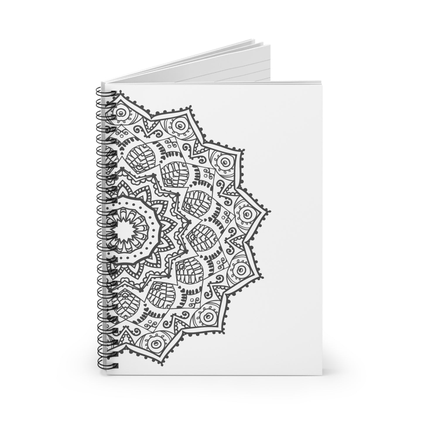 Mandala Spiral Notebook - Ruled Line