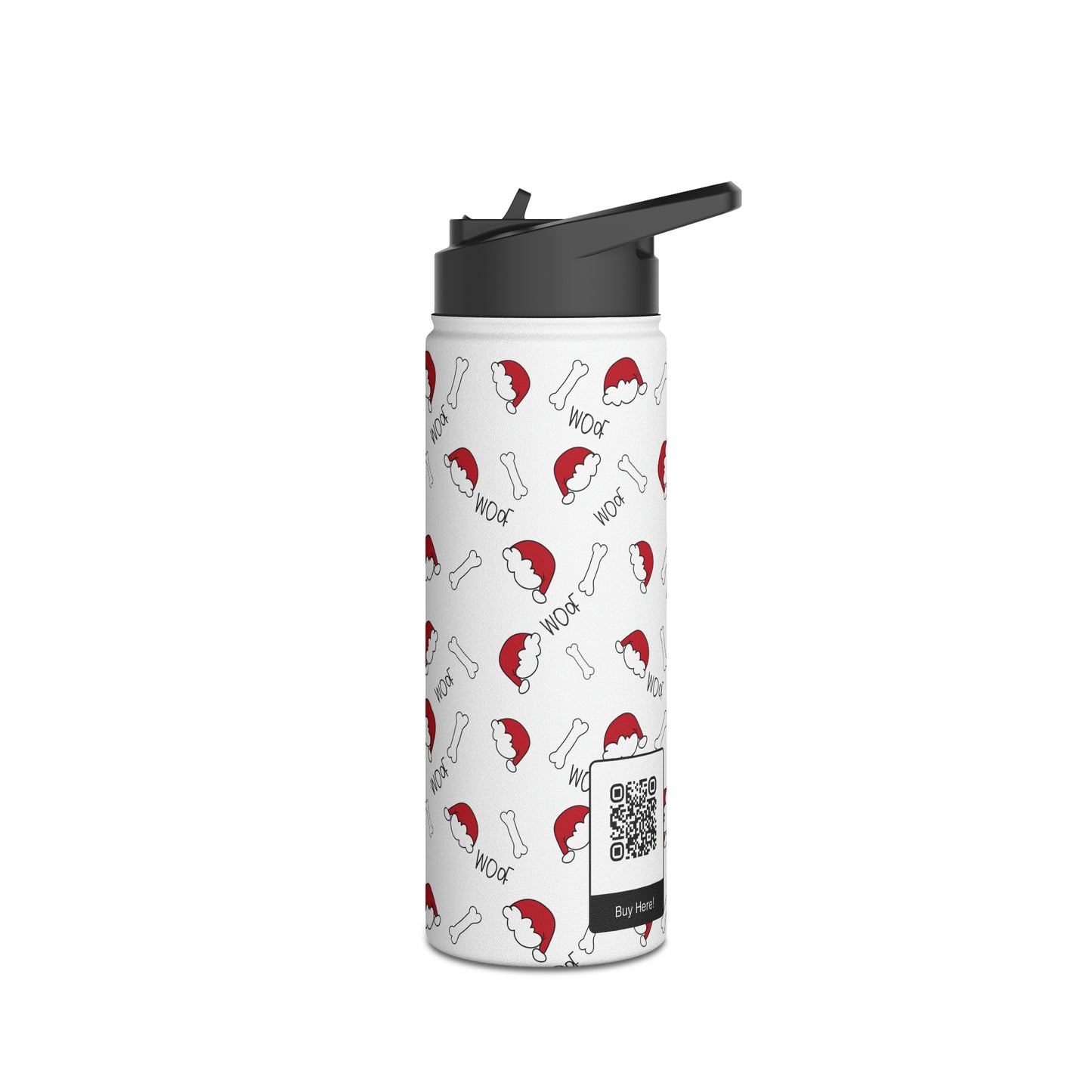 Stainless Steel Water Bottle, Standard Lid