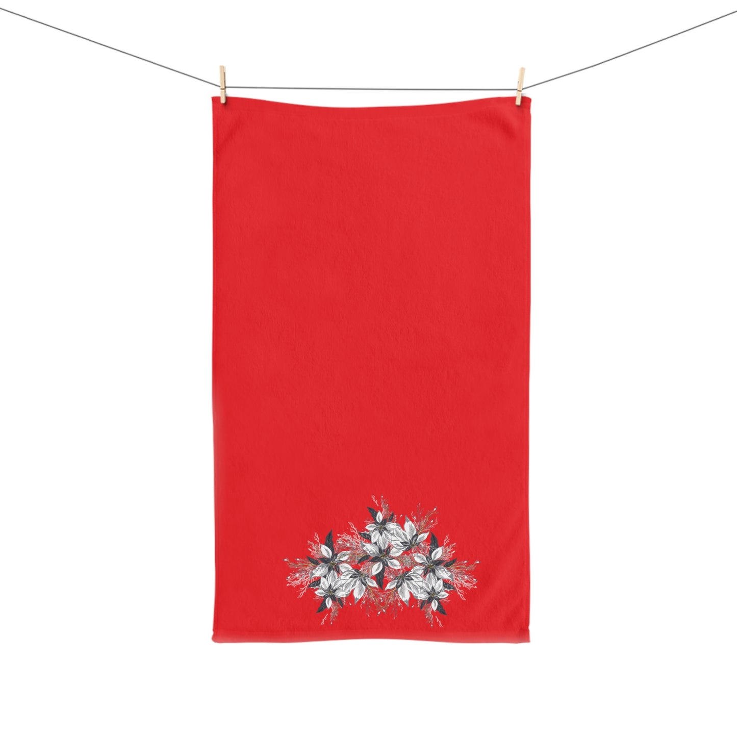 Red Hand Towel