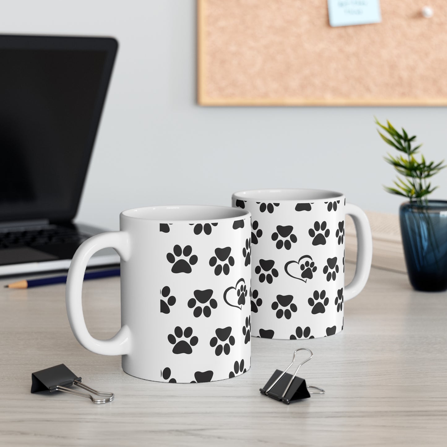 Dog Paw Ceramic Mug 11oz