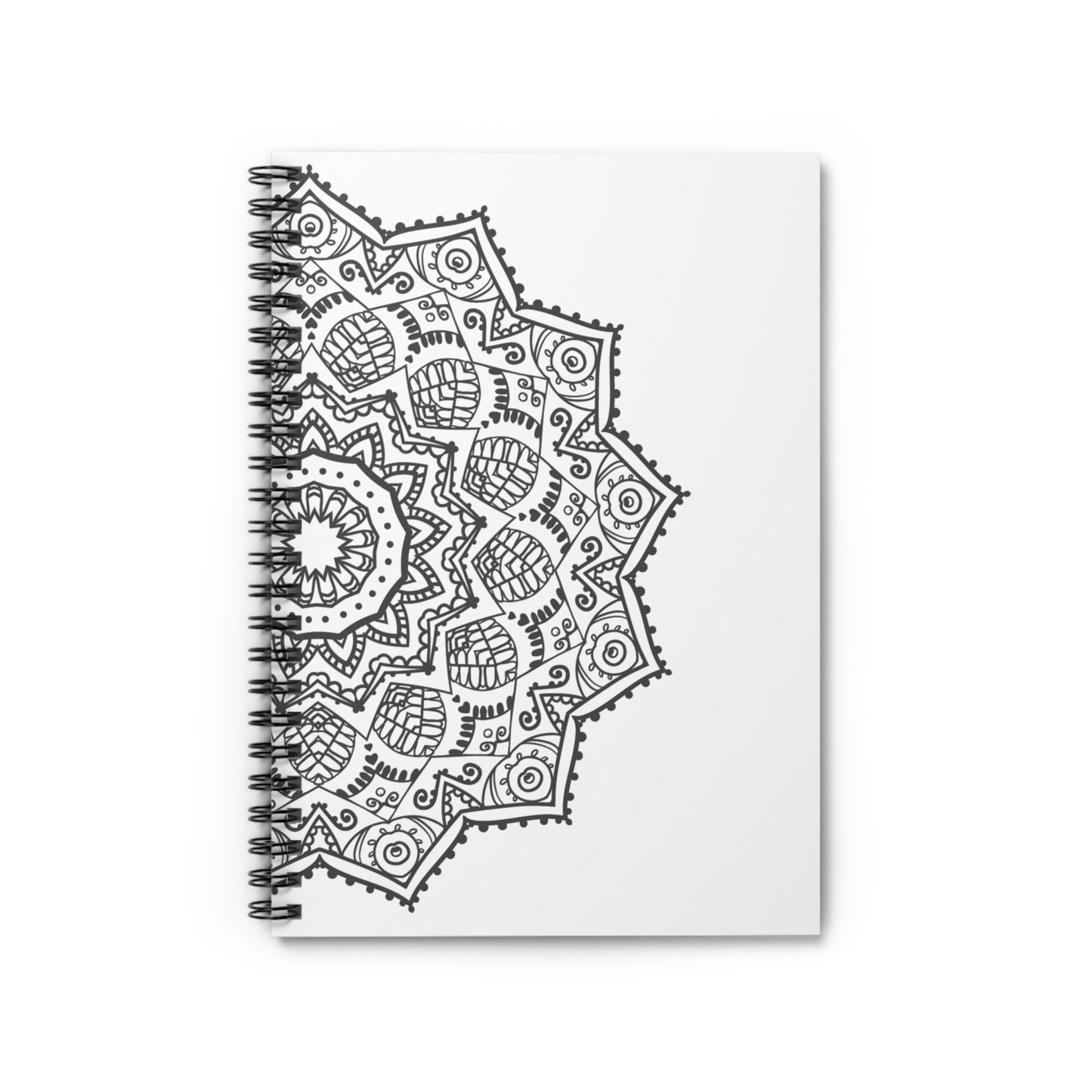 Mandala Spiral Notebook - Ruled Line