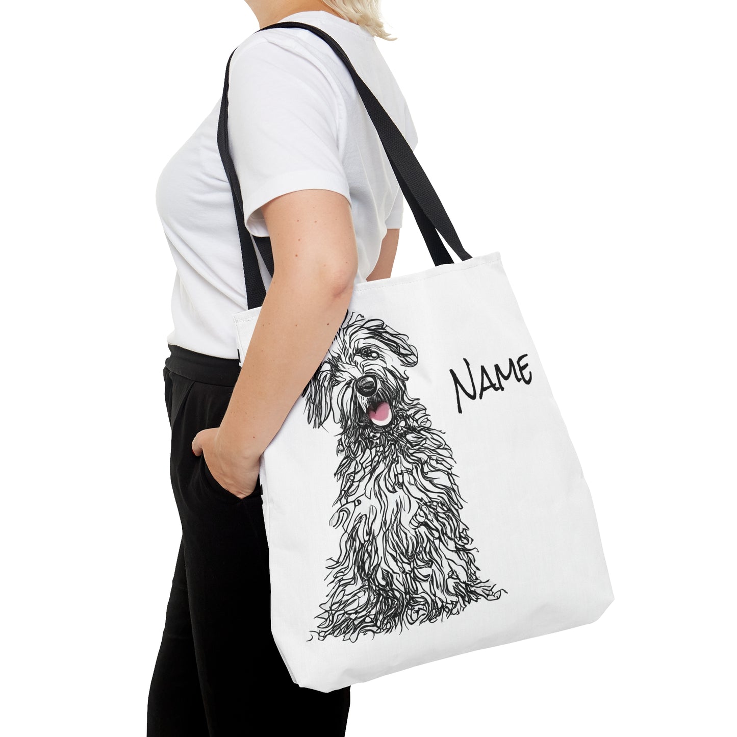 Whoodlie Dog Tote Bag (AOP)