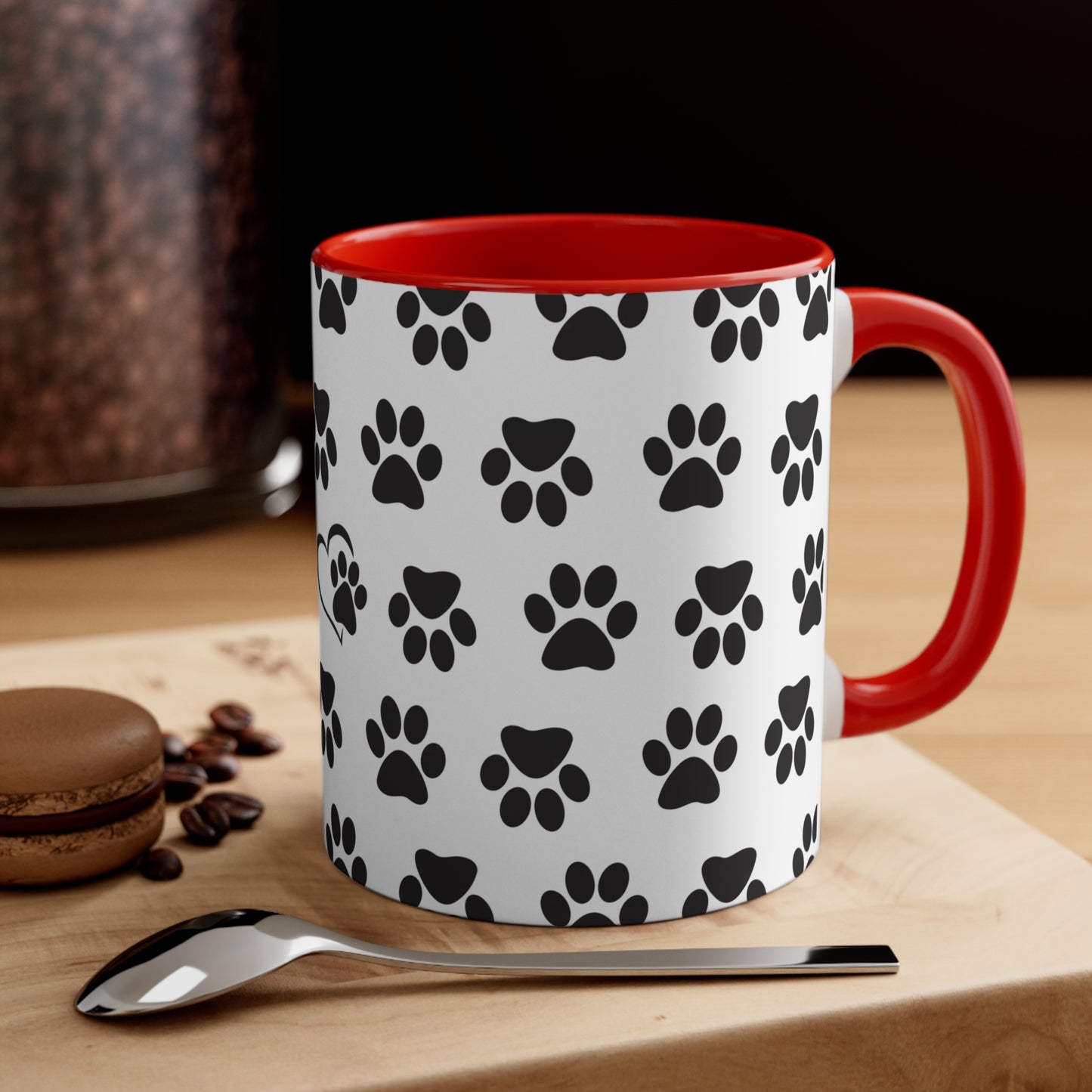 Dog Paw Coffee Mug, 11oz