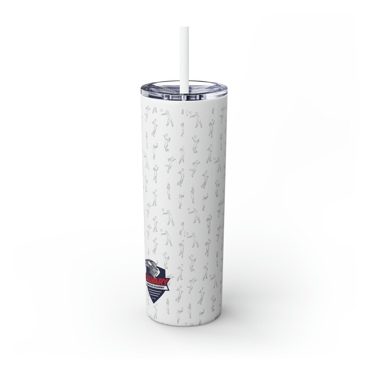 Skinny Tumbler with Straw, 20oz