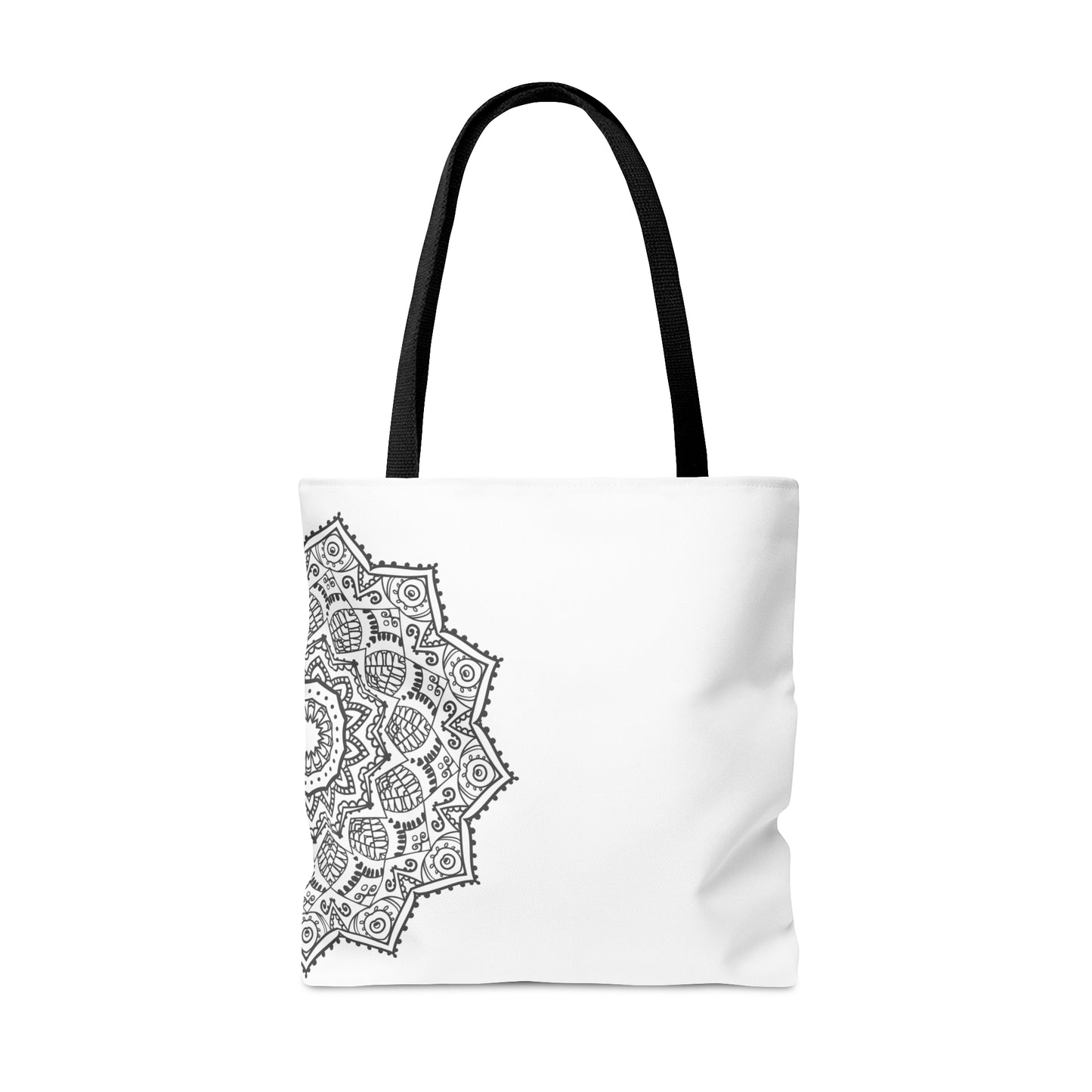 Mandala with Inspirational Quote Tote Bag (AOP)