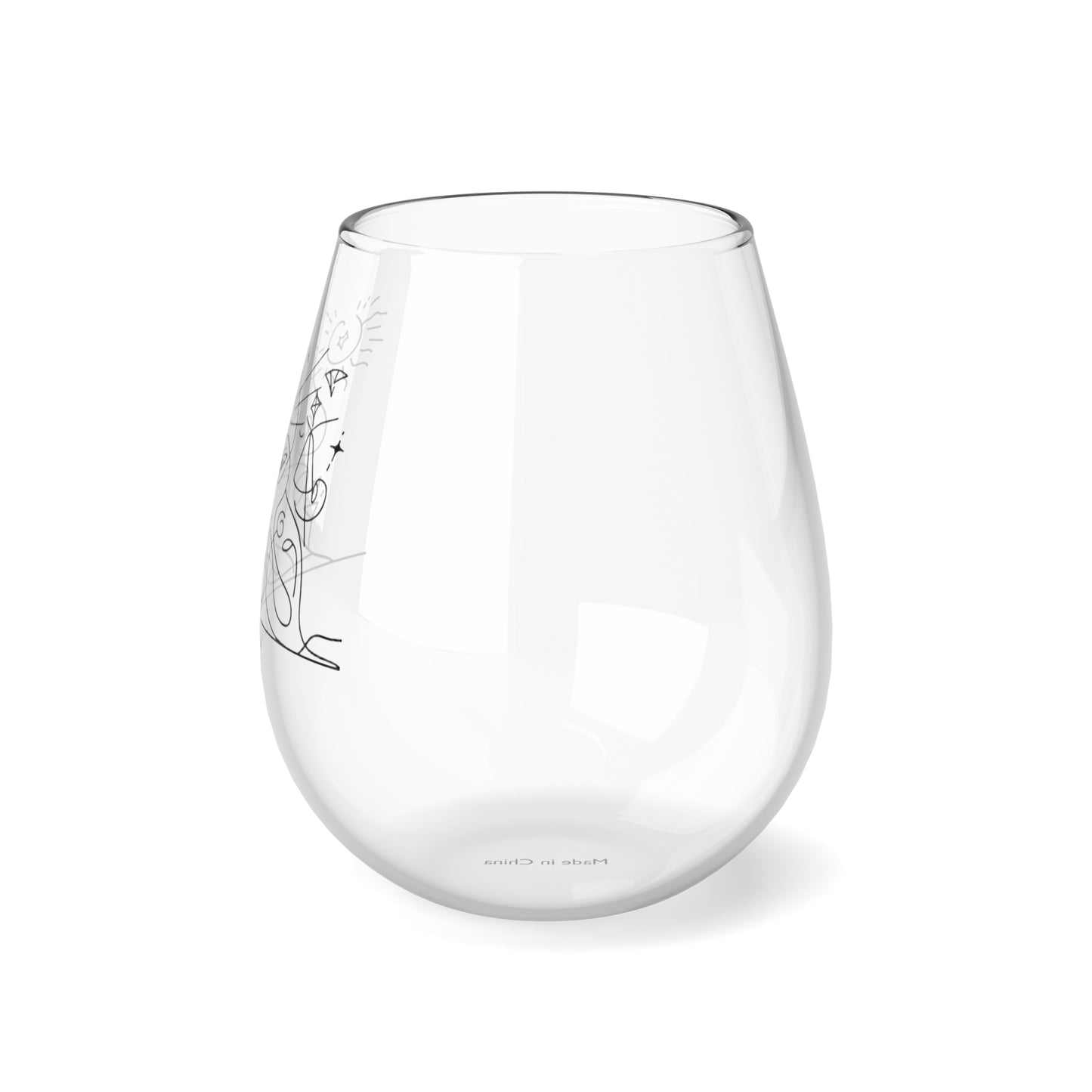 Stemless Wine Glass, 11.75oz - New Years 2024